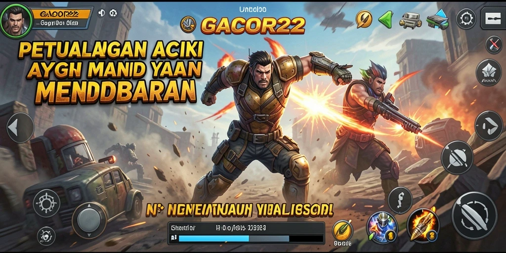 Tampilan mendebarkan dari gameplay GACOR22.