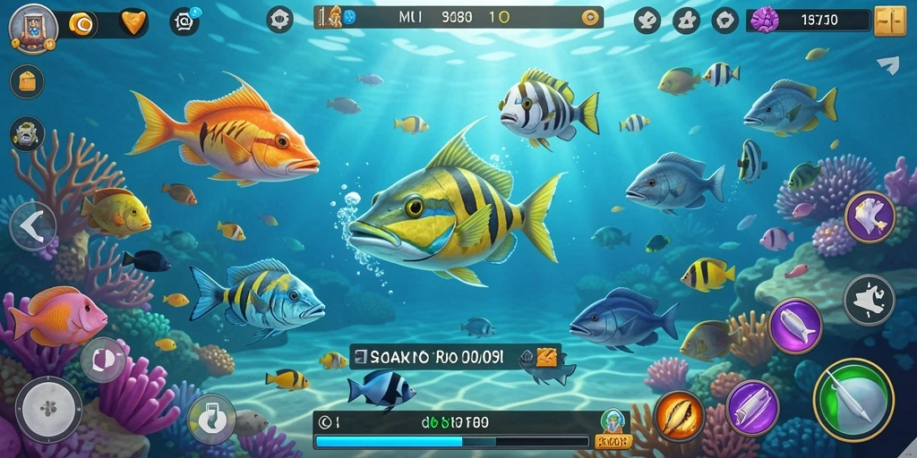 Tangkapan ikan yang spektakuler dalam gameplay HR89.
