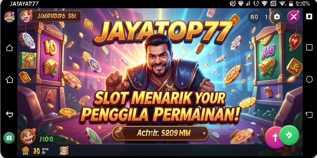 Screenshot gameplay JAYATOP77 yang menampilkan mesin slot yang menarik.