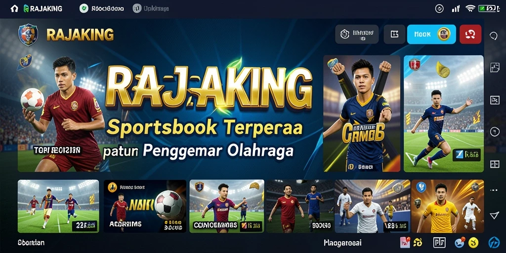 Tampilan menarik dari permainan Sportsbook di RAJAKING.