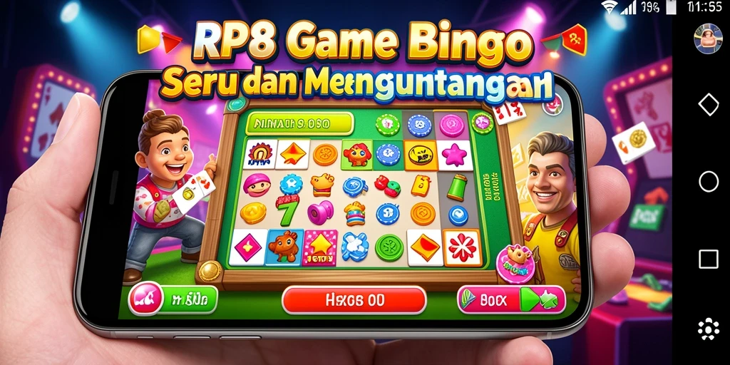 Tampilan gameplay seru dalam RP8 dengan suasana Bingo yang mendebarkan.