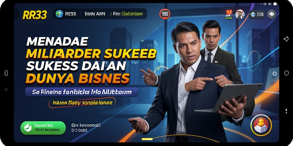 Tampilan gameplay menarik dari RR33 dalam dunia Tycoon.